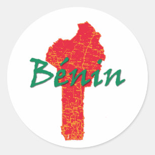 Benin Ronde Sticker