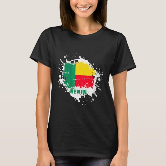 Benin Splash T-shirt (Voorkant)