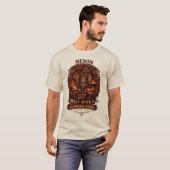 Benin-studietour zomer 2026 t-shirt (Voorkant volledig)