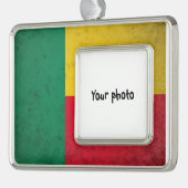 Benin Verzilverd Omlijst Ornament (Links)