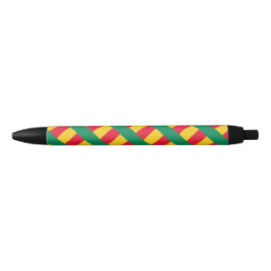 Benin Vlag Balpen Zwarte Inkt Pen
