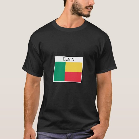 Benin-vlag - Landontwerp T-shirt (Voorkant)