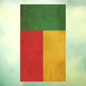 Benin Vlag ontwerp Raamsticker (Vel 3)
