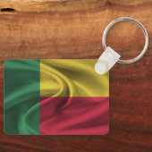 Benin Vlag Sleutelhanger (Voorkant)