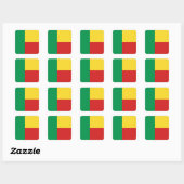Benin Vlag Sticker (Vel)