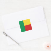 Benin Vlag Sticker (Envelop)