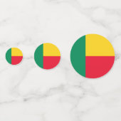 Benin vlag Tabel Confetti (Voorkanten)
