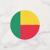 Benin vlag Tabel Confetti (Kleine voorkant)