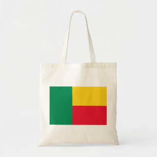 benin vlag tote bag