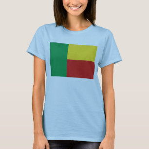 Benin Vlag x Kaart T-shirt