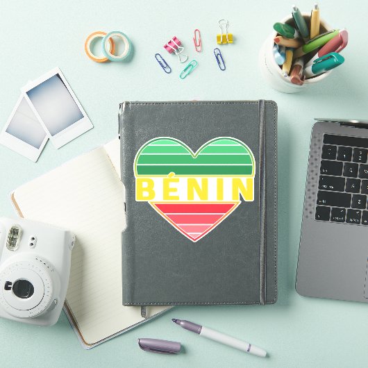 Beninese hart, ik hou van Benin Sticker (iPad Cover)