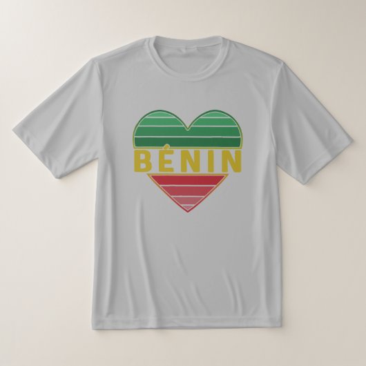 Beninese hart, ik hou van Benin T-shirt (Laagn)