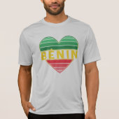Beninese hart, ik hou van Benin T-shirt (Voorkant)