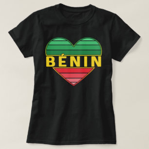 Beninese hart, ik hou van Benin T-shirt