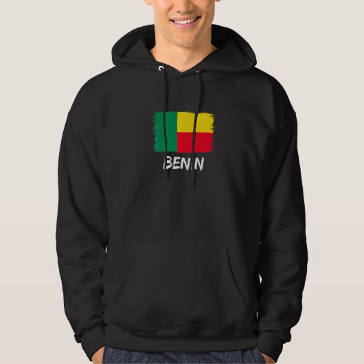 Beninese Vlag Benin Hoodie (Voorkant)