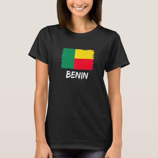 Beninese Vlag Benin T-shirt (Voorkant)