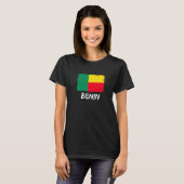 Beninese Vlag Benin T-shirt (Voorkant volledig)