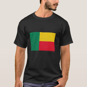 Beninese Vlag Klauw Beninese Wortels Beninese Trot T-shirt