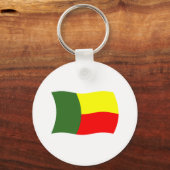 Beninse Vlag Sleutelhanger (Voorkant)