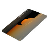 Benirrás Strand Ibiza Zonsondergang Koelkast Magne Magneet (Linkerzijde)