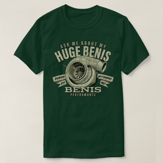 Benis Performance 1983 T-shirt (Design voorkant)