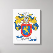 Benitez Family Crest Canvas Afdruk (Voorkant)