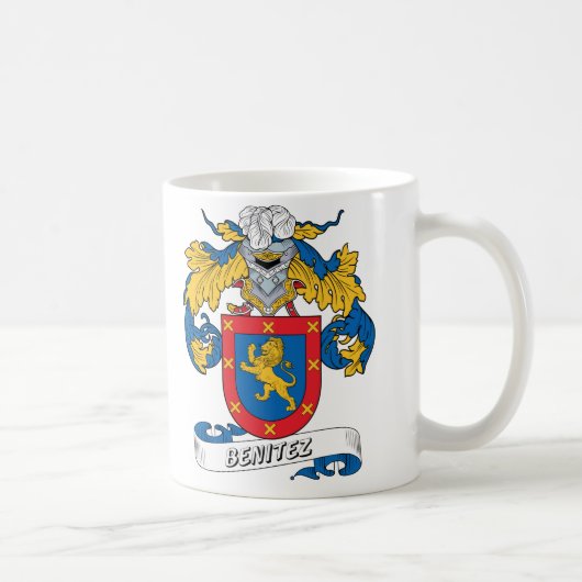 Benitez Family Crest Koffiemok (Rechts)