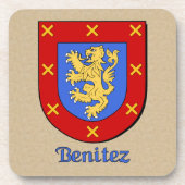 Benitez Family Shield Drankjes Onderzetter (Voorkant)