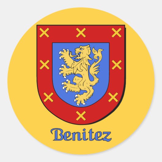 Benitez Family Shield Stickers (Voorkant)