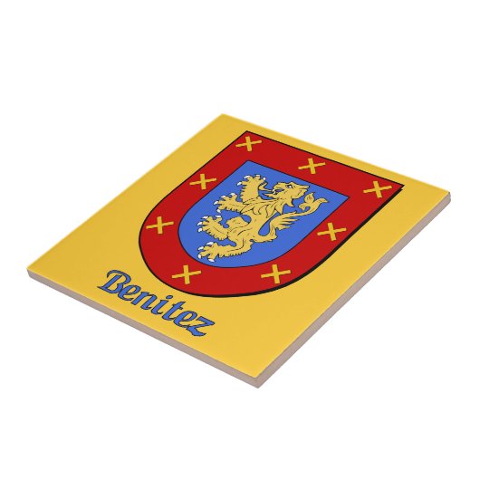 Benitez Family Shield Tegeltje (Zijkant)