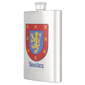 Benitez Heraldic Shield Heupfles (Links)