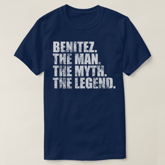 BenitezBenitez Familienaam Benitez Achternaam Beni T-shirt (Design voorkant)