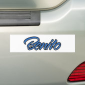 Benito Blue Aufkleber Sticker Autoaufkleber (Op auto)