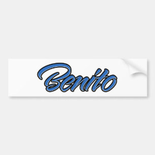 Benito Blue Aufkleber Sticker Autoaufkleber