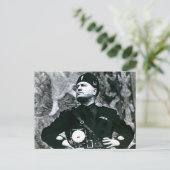 Benito Mussolin Briefkaart (Staand voorkant)