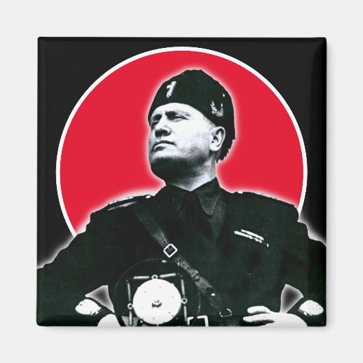 Benito Mussolini Magneet (Voorkant)