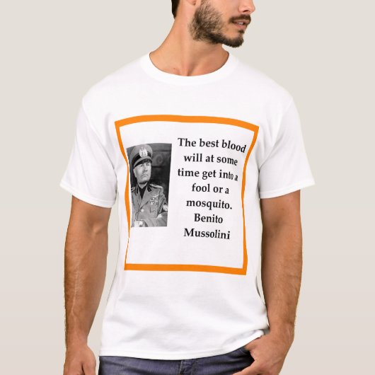 Benito Mussolini T-shirt (Voorkant)