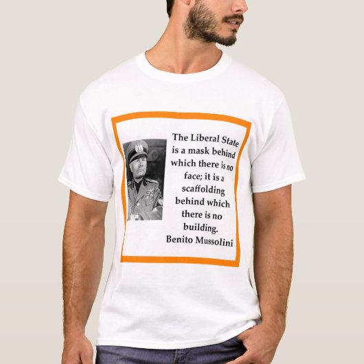 Benito Mussolini T-shirt (Voorkant)