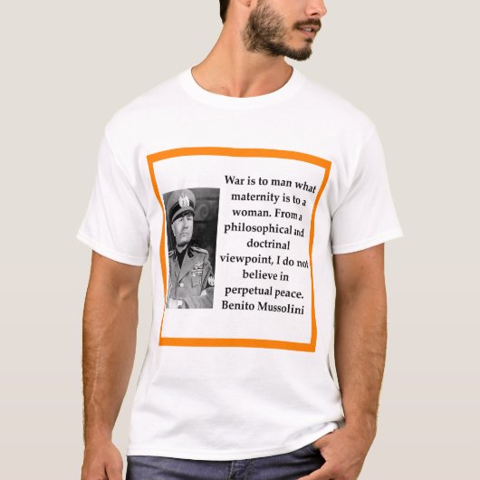 Benito Mussolini T-shirt (Voorkant)