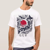 Benjamin 勉慈皆 American names in Kanji T-shirt (Voorkant)