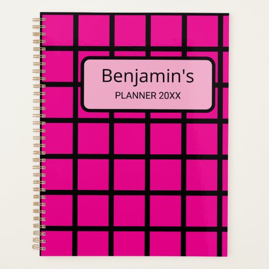 Benjamin aanpasbaar planner (Voorkant)