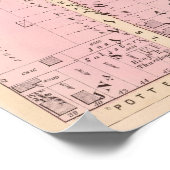 Benjamin Allen's Plat en James Fenn Atlas Map Poster (Hoek)