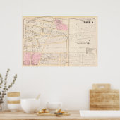 Benjamin Allen's Plat en James Fenn Atlas Map Poster (Keuken)