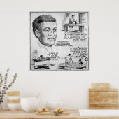 Benjamin Banneker Portrait American Black Inventor Poster (Keuken)