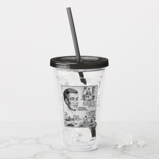 Benjamin Banneker: Zwarte wetenschapper en revolut Acryl Drinkbeker (Voorkant ijs)