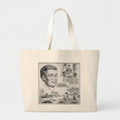 Benjamin Banneker: Zwarte wetenschapper en revolut Grote Tote Bag (Voorkant)