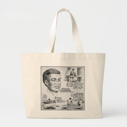 Benjamin Banneker: Zwarte wetenschapper en revolut Grote Tote Bag (Voorkant)