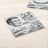 Benjamin Banneker: Zwarte wetenschapper en revolut Kartonnen Onderzetters (Schuin)