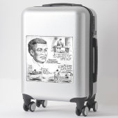 Benjamin Banneker: Zwarte wetenschapper en revolut Sticker (Koffer)