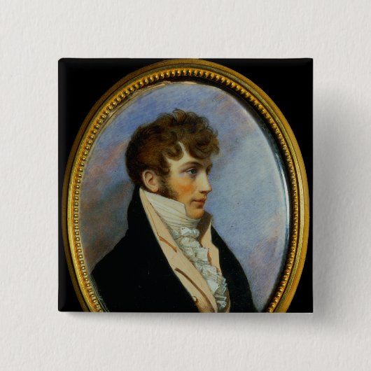 Benjamin Bathurst Vierkante Button 5,1 Cm (Voorkant)